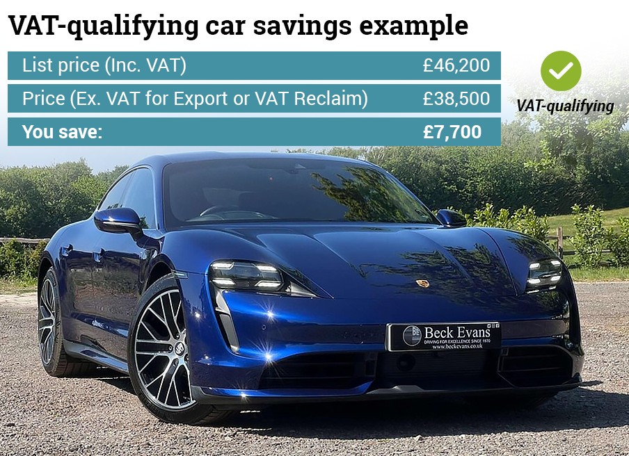 VAT-Qualifying Porsche